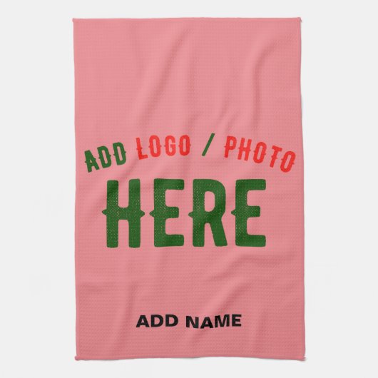 STYLISH MODERN CUSTOM SALMON PINK VERIFIED BRANDED GESCHIRRTUCH (Vertikal)