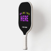 STYLISH MODERN CUSTOMIZABLE BLACK VERIFIED BRANDED PICKLEBALL SCHLÄGER (Links)