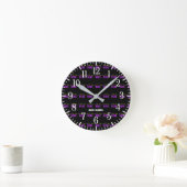 STYLISH MODERN CUSTOMIZABLE BLACK VERIFIED BRANDED RUNDE WANDUHR (Zuhause)