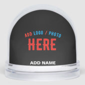 STYLISH MODERN CUSTOMIZABLE BLACK VERIFIED BRANDED SCHNEEKUGELN (Vorderseite)