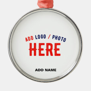 STYLISH MODERN CUSTOMIZABLE WHITE VERIFIED BRANDED ORNAMENT AUS METALL