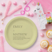 STYLISH MODERN CUSTOMIZED ELEGANT CLASSIC WEDDING  PAPPTELLER (Party)