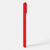 STYLISH MODERN CUSTOMIZED NAME RED COLOUR iPhone HÜLLE (Rechte Seite)