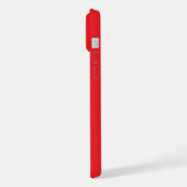 STYLISH MODERN CUSTOMIZED NAME RED COLOUR iPhone HÜLLE (Linke Seite)