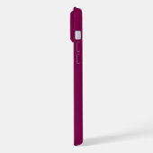 STYLISH MODERN CUSTOMIZED NAME WINE COLOUR  iPhone HÜLLE (Linke Seite)