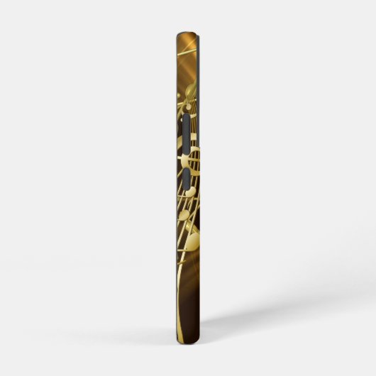  Stylish Modern Golden Notes Samsung Galaxy Hülle (Rechte Seite)