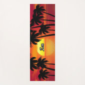 Stylish Modern Minimalist Zen Yogamatte (Vorderseite)