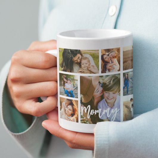 Stylish Mommy 15 Photo Collage Kaffeetasse
