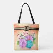 STYLISH MONOGRAM FLORAL TASCHE (Rückseite)