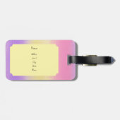 Stylish ombre faith typography  gepäckanhänger (Rückseite horizontal)