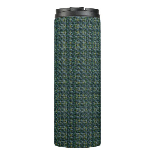 Stylish Oxford Tweed Monogram Thermosbecher (Rückseite)