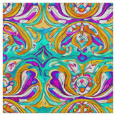 Stylish Paisley Fabric von Yard Stoff (Nahaufnahme)