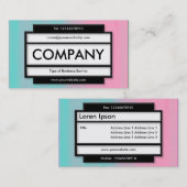 Stylish Panel II - Soap Sandwich Visitenkarte (Vorne/Hinten)