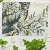 Stylish Parrot Geschirrtuch (Gefaltet)