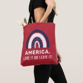 Stylish Patriotic American Rainbow USA 4. Juli Tasche (Von Nahem)