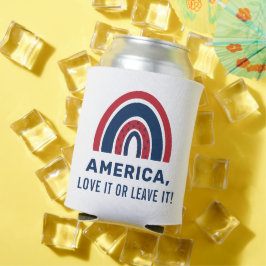 Stylish Patriotic USA American Rainbow 4. Juli Dosenkühler