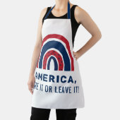 Stylish Patriotic USA American Rainbow 4. Juli Schürze (InSitu)