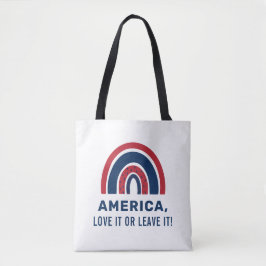 Stylish Patriotic USA American Rainbow 4. Juli Tasche