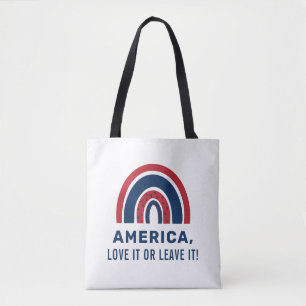 Stylish Patriotic USA American Rainbow 4. Juli Tasche