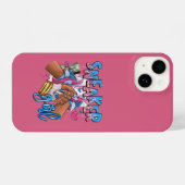 Stylish Pink iPhone 14 Case für Geschenk iPhone Hülle (Rückseite (Horizontal))