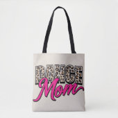 Stylish Pink Script Animal Print Carryall tote bag Tasche (Vorderseite)