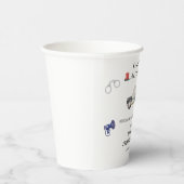 Stylish Police Kids Birthday Pappbecher (Rechts)