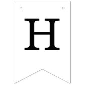 Stylish Police Kids Birthday Wimpelkette (Zweite Fahne)