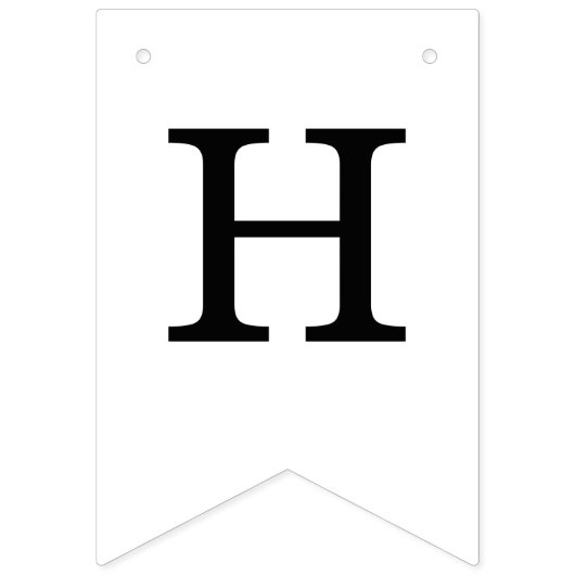 Stylish Police Kids Birthday Wimpelkette (Zweite Fahne)