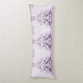 Stylish Purple Flowers Body Pillow Seitenschläferkissen (Vorderseite Vertikal)