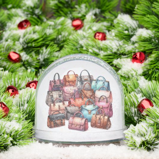 Stylish Purses Snow Globe Chic   Schneekugeln (Weihnachten)