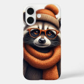 Stylish Raccoon Case-Mate iPhone Hülle (Rückseite)