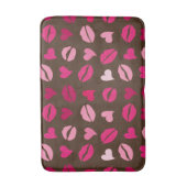 Stylish Red Heart Love Gift for Valentine’s Day Badematte (Vorderseite Vertikal)