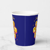 Stylish Rosh Hashanah SHANA TOVA Pappbecher (Rechts)