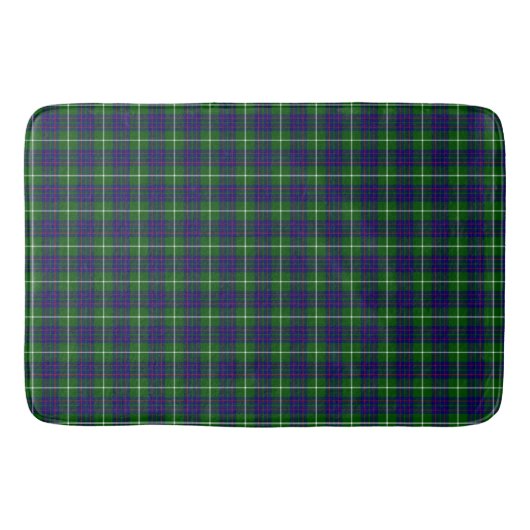 Stylish Scottish Clan MacIntyre Tartan Badematte (Vorderseite)