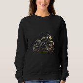 Stylish Scrambler Motorcycle Sweatshirt (Vorderseite)