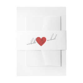 Stylish Script Casino Nevada Vegas Wedding Einladungsbanderole