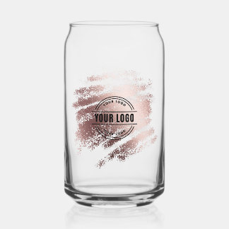 Stylish Shiny Bronze Business Logo Guest Dosenglas