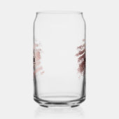 Stylish Shiny Bronze Business Logo Guest Dosenglas (Rechts)