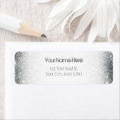 Stylish Silver Glitter Glitz Foto (Insitu)