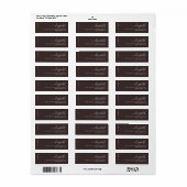 Stylish Simple Monogram Wenge (Vorne)