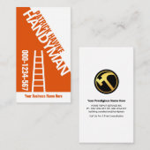Stylish Slanting Handyman Ladder Visitenkarte (Vorne/Hinten)