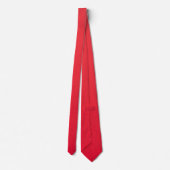 Stylish Solid Red Neck Tie - Confidence Booster Krawatte (Rückseite)
