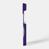 Stylish, sparkly purple phone case. iPhone Hülle (Linke Seite)