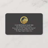 Stylish Startup Global Enterprise Visitenkarte (Rückseite)