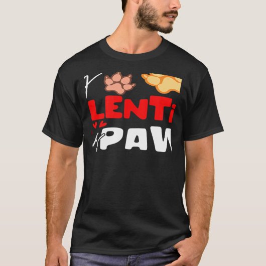 Stylish Statement Valentine's Day Dog Partnerlook T-Shirt (Vorderseite)