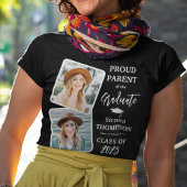 Stylish Stolz Parent of the Graduate 2 Foto T-Shirt