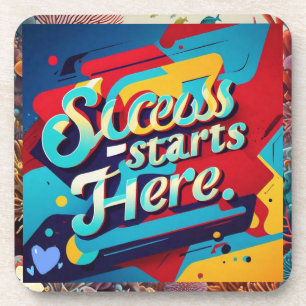 "Stylish Success Statement" Getränkeuntersetzer