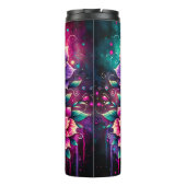 Stylish Sugar Skull Thermosbecher (Rückseite)