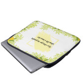 Stylish Tech Organizer Lemon Design Electronic Bag Laptopschutzhülle (Vorne Knopf)