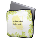 Stylish Tech Organizer Lemon Design Electronic Bag Laptopschutzhülle (Vorderseite Links)